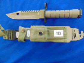 A replica knife/ bayonet