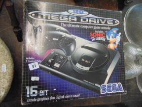 An early 1990's Sega Mega driver complete set,