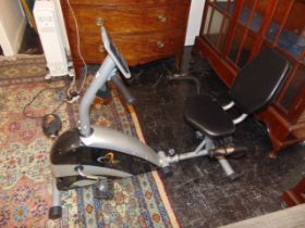 An electric exercise bike