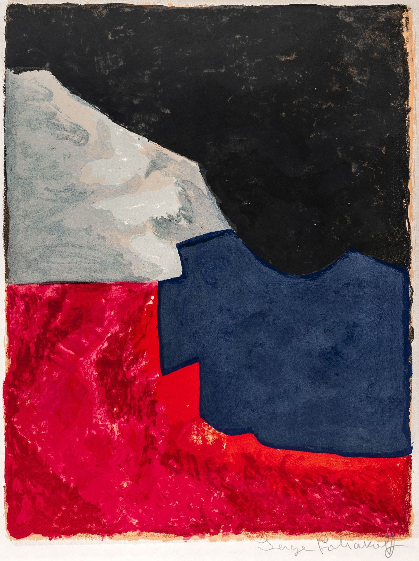 Poliakoff, Serge. Composition rouge,