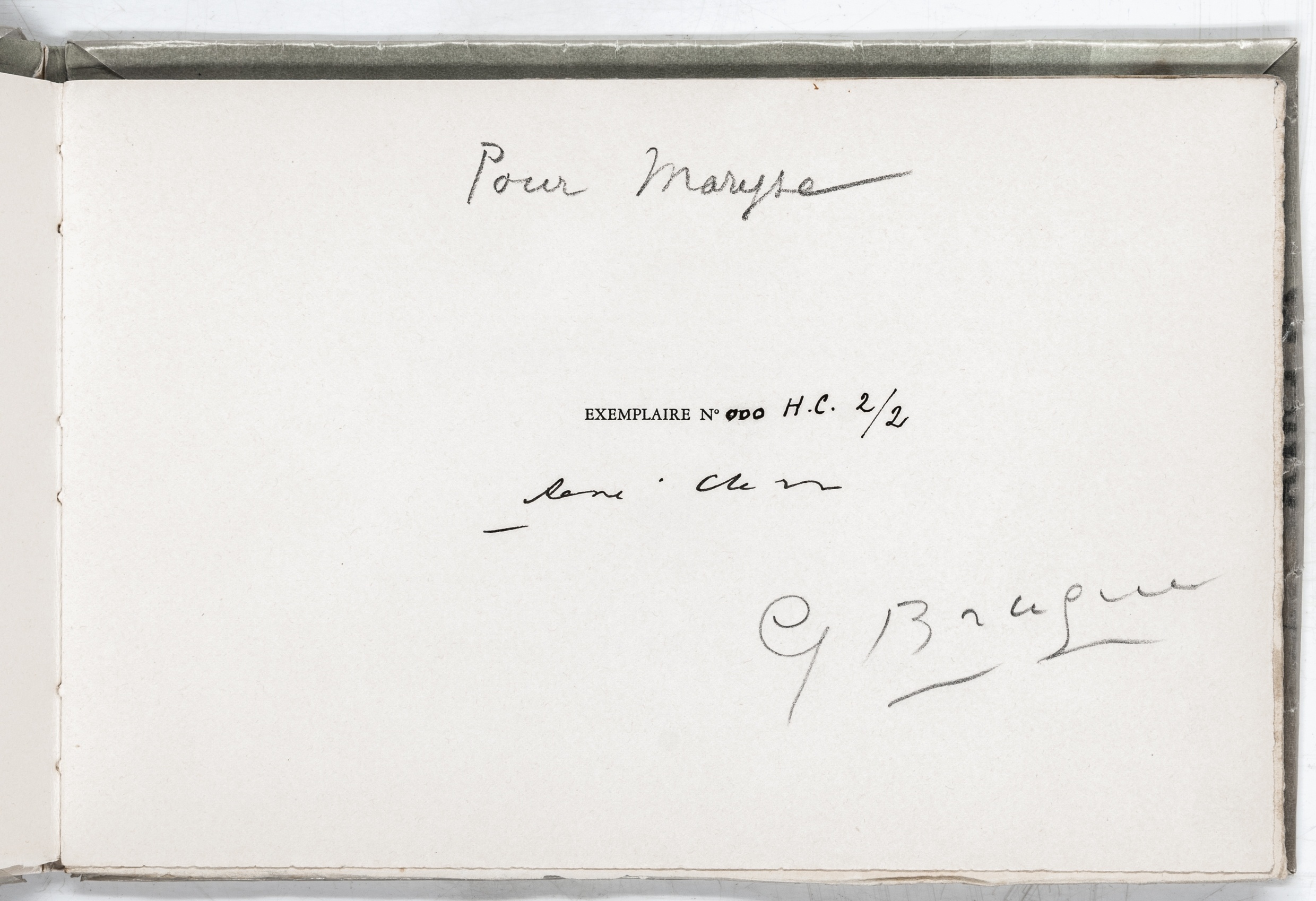 Braque, Georges - - Char, René. Cinq - Image 3 of 3