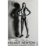 Newton, Helmut. Ausstellungsplakat der