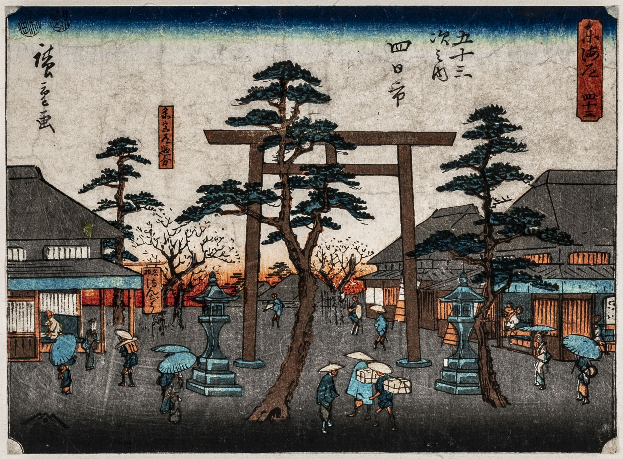 Japanische Holzschnitte - - Hiroshige,