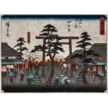 Japanische Holzschnitte - Hiroshige,