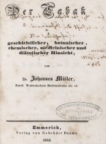 Tabak - Müller, Johannes. Der Tabak