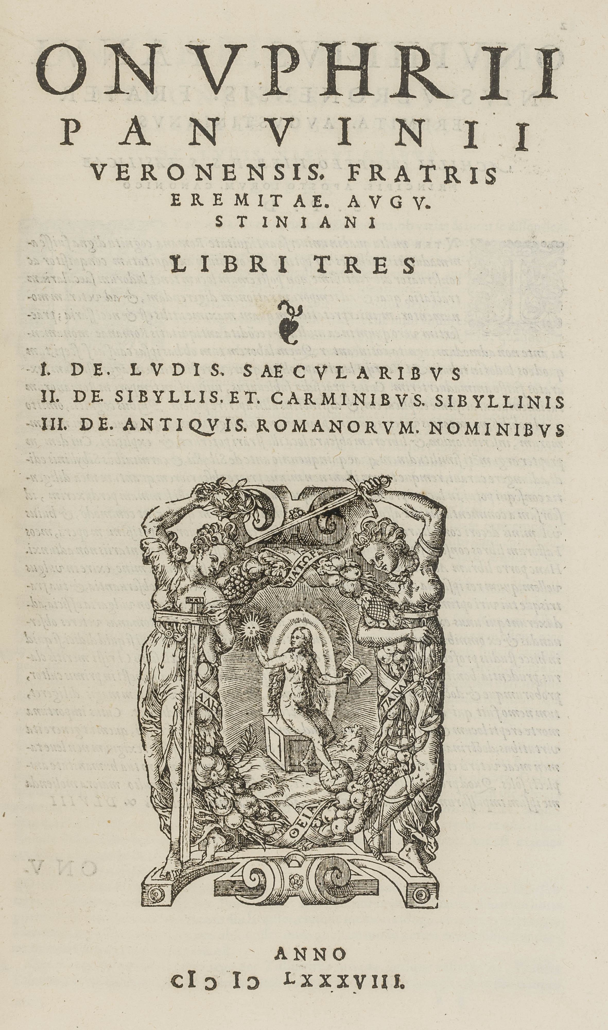 Panvinio, Onofrio. Fastorum libri V. - Image 2 of 2