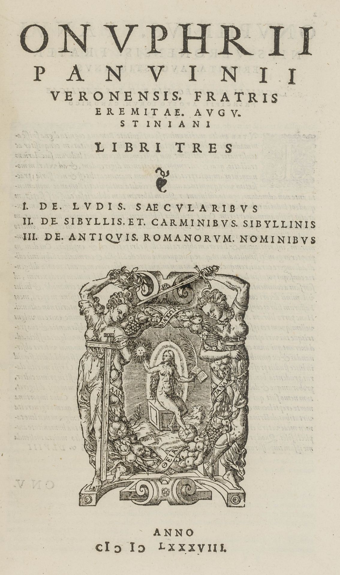 Panvinio, Onofrio. Fastorum libri V. - Image 2 of 2