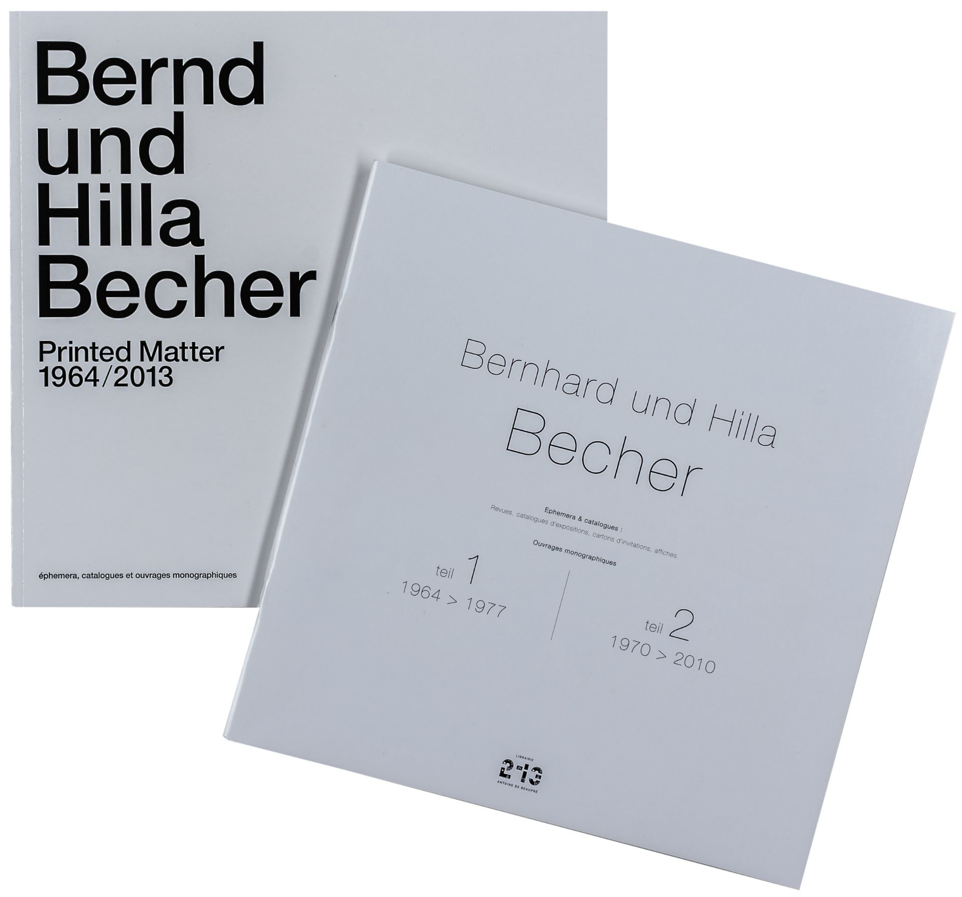 Becher, Bernd und Hilla. Ephemera & - Bild 2 aus 3