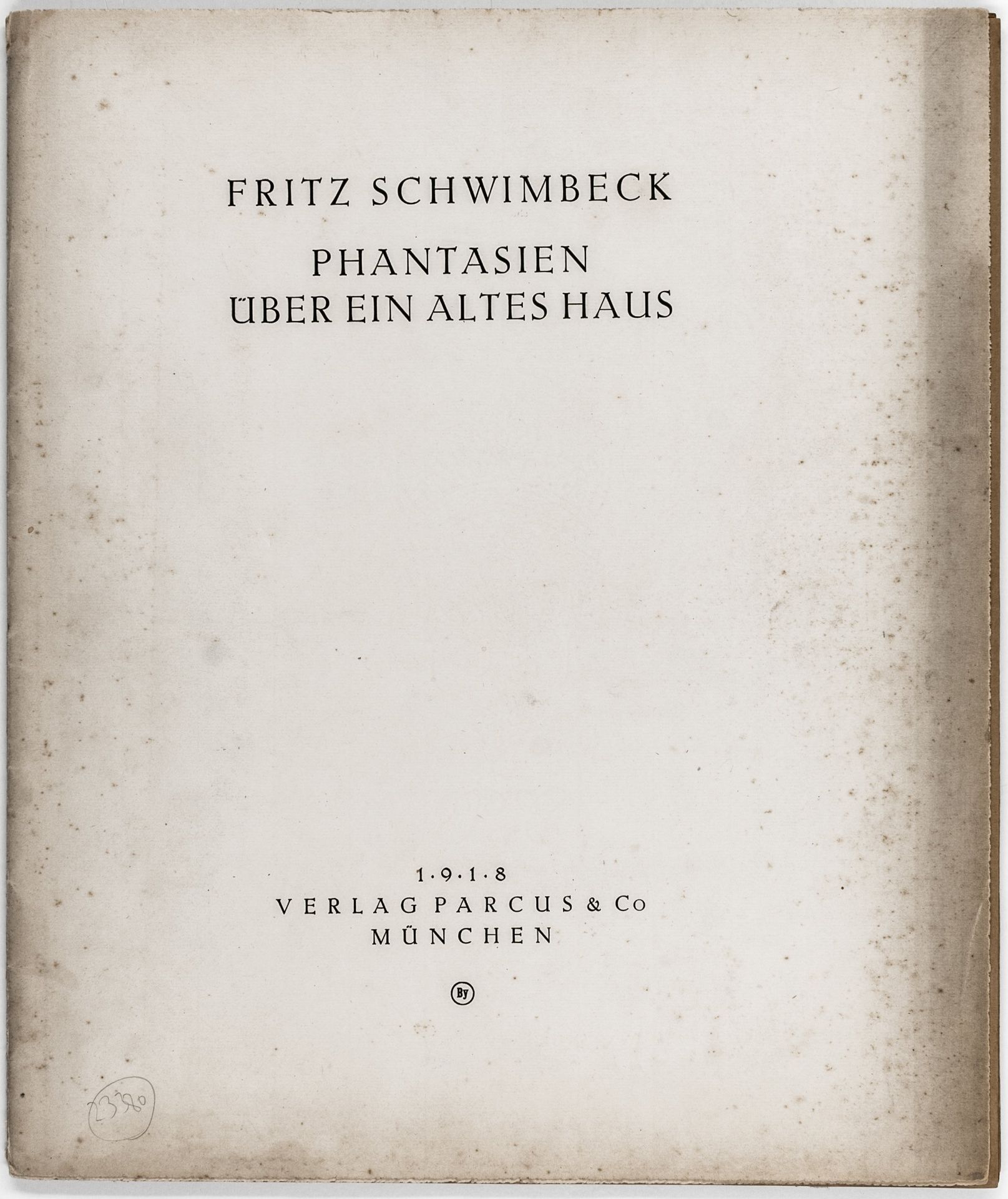 Schwimbeck, Fritz. Phantasien über ein - Image 4 of 6