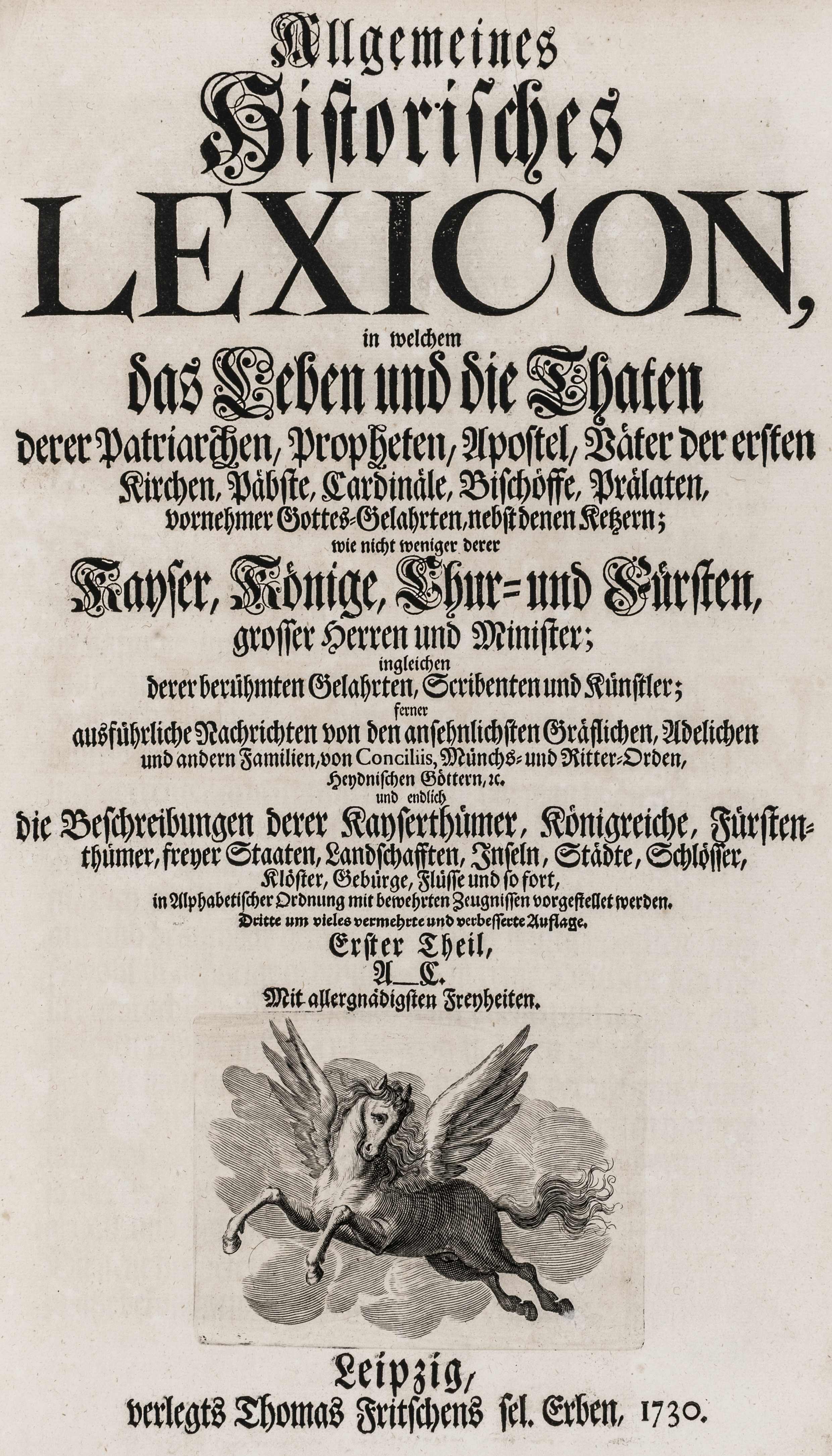 Lexika - - Buddeus, Johann Franz. - Image 2 of 2