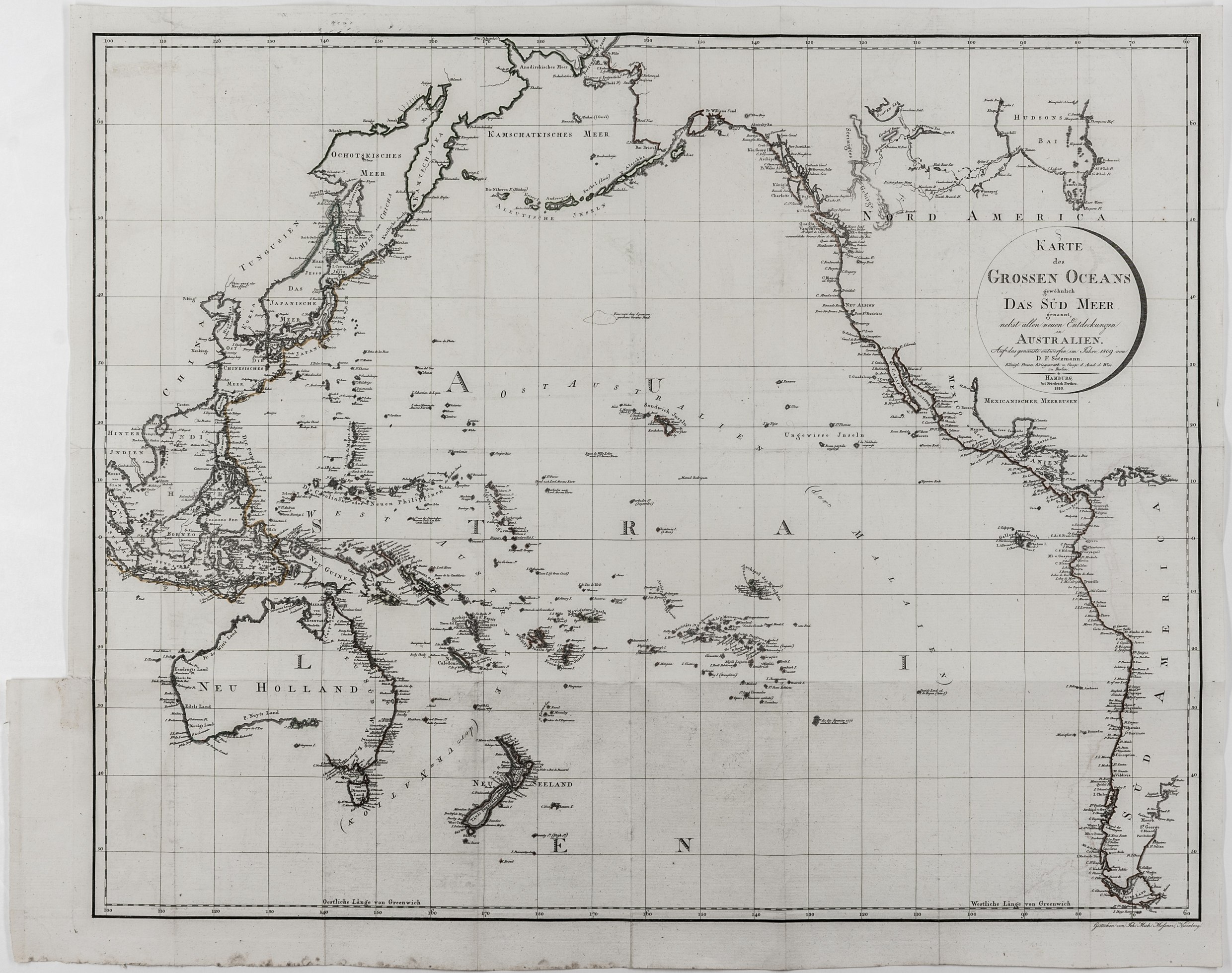 Australien und Ozeanien - - Sotzmann, - Image 2 of 2