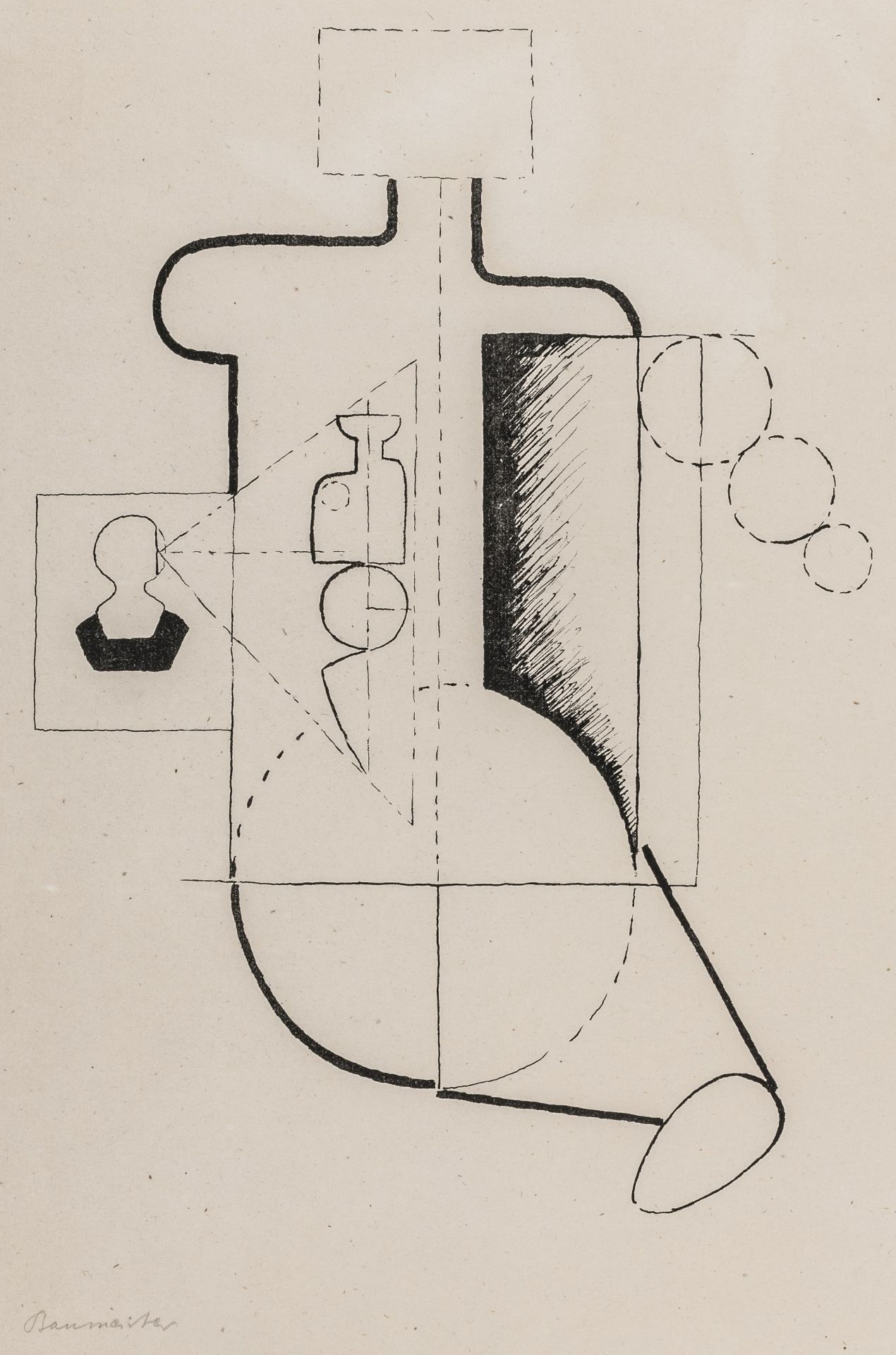 Baumeister, Willi. Sitzende Figur