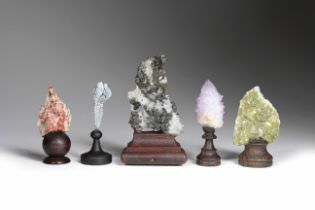 Sammlung von 5 Mineralien