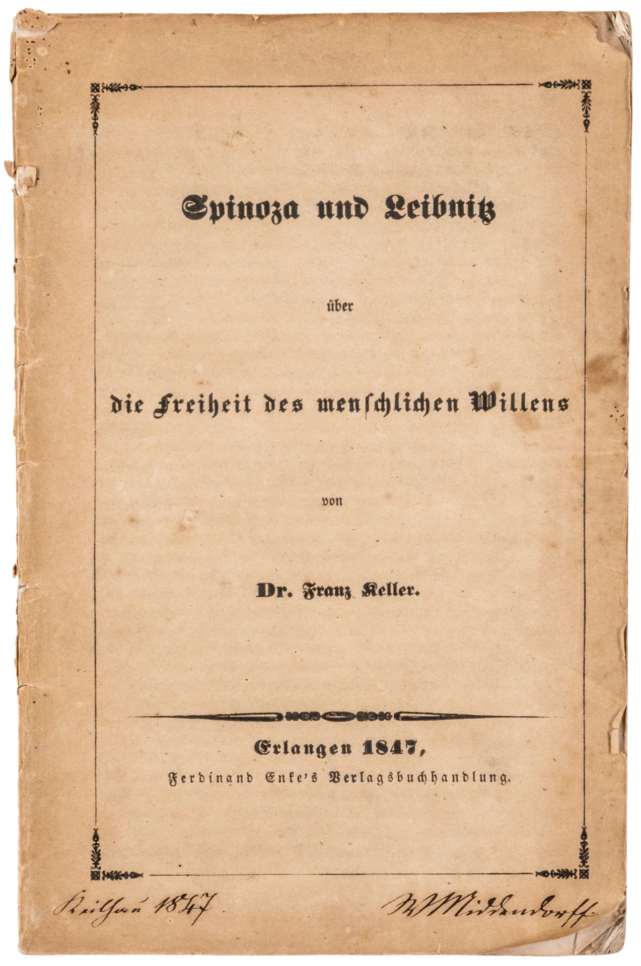 Fröbel, Wilhelm - - Middendorff, - Image 3 of 4