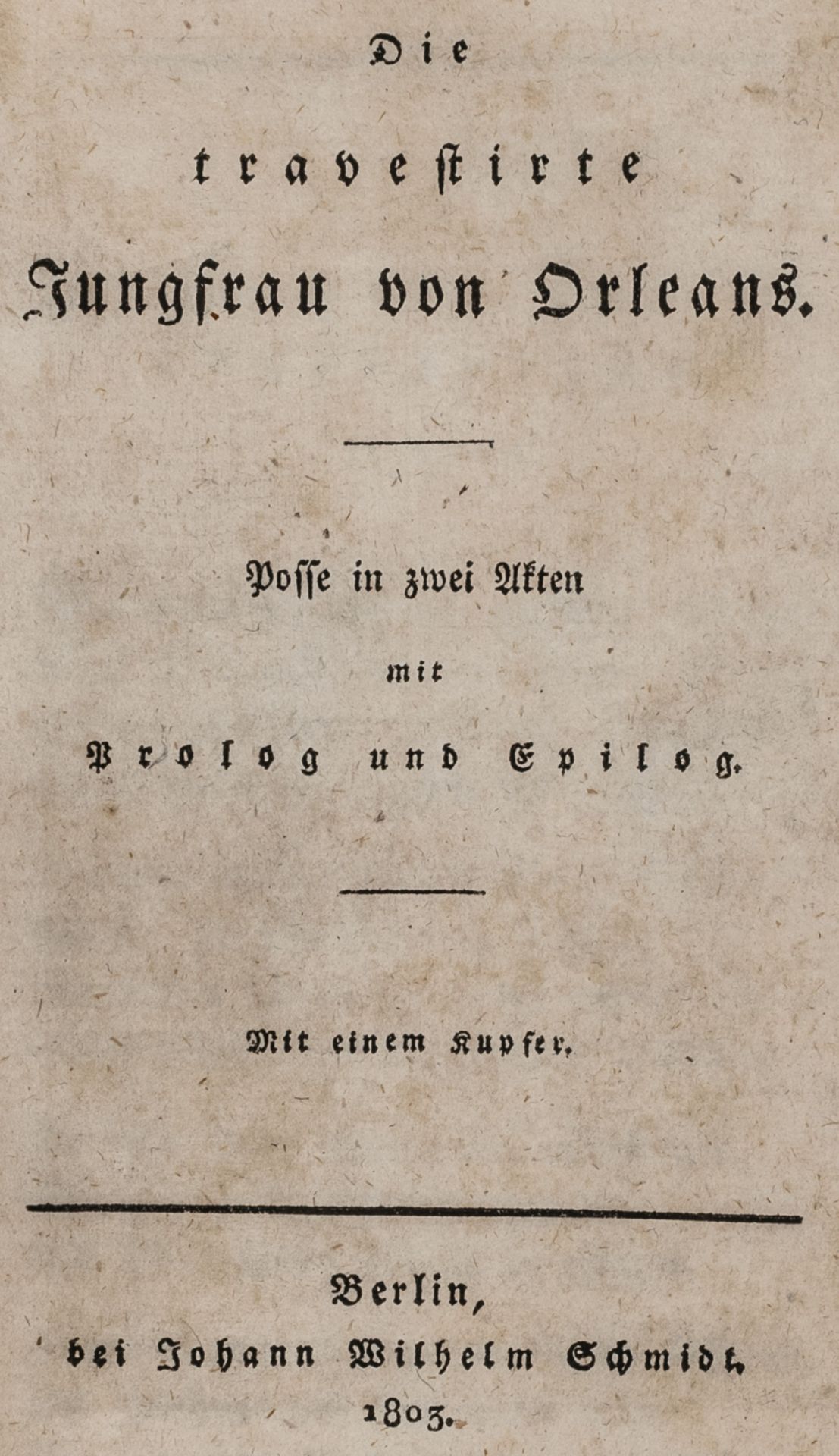 Voß, Julius von. Sammelband mit vier - Image 3 of 3