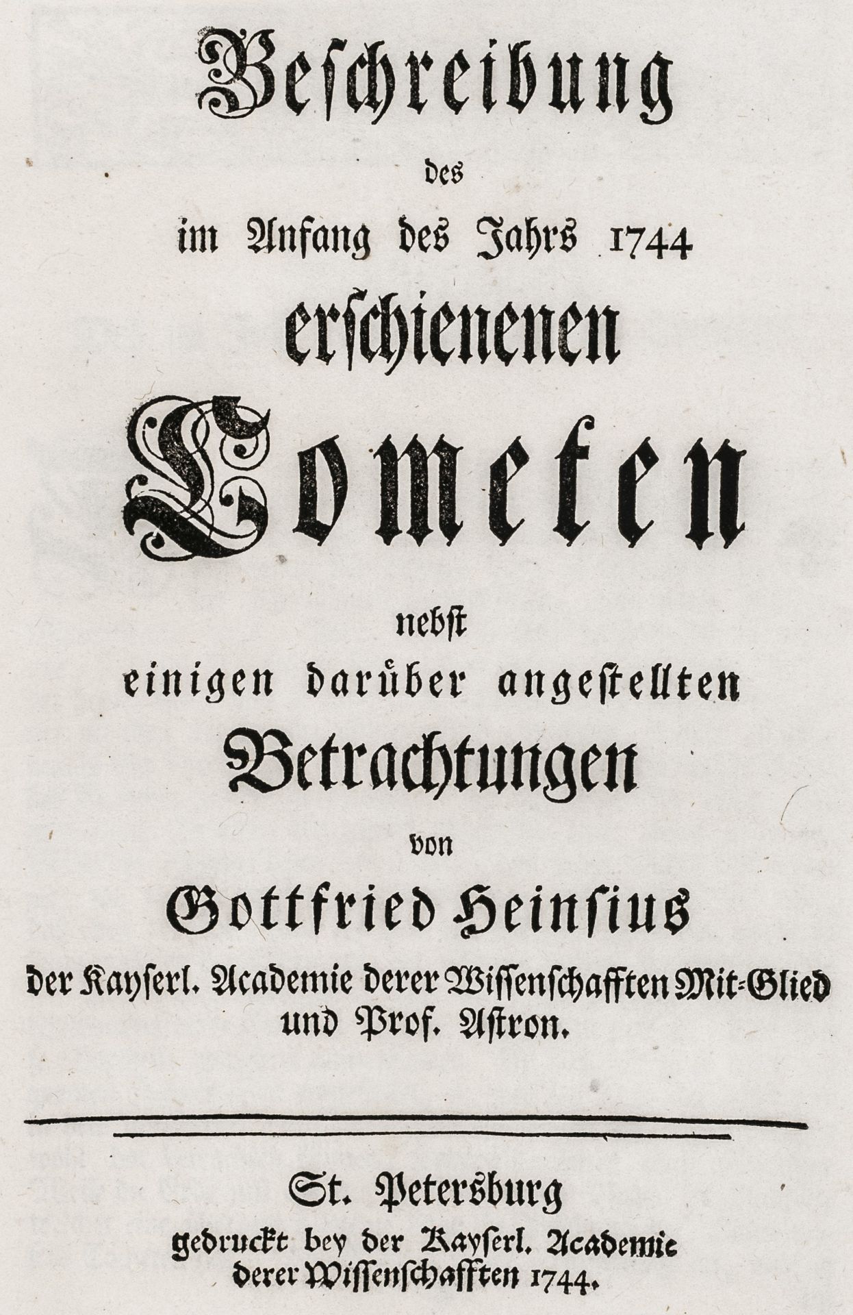 Astronomie - Heinsius, Gottfried. - Bild 3 aus 4