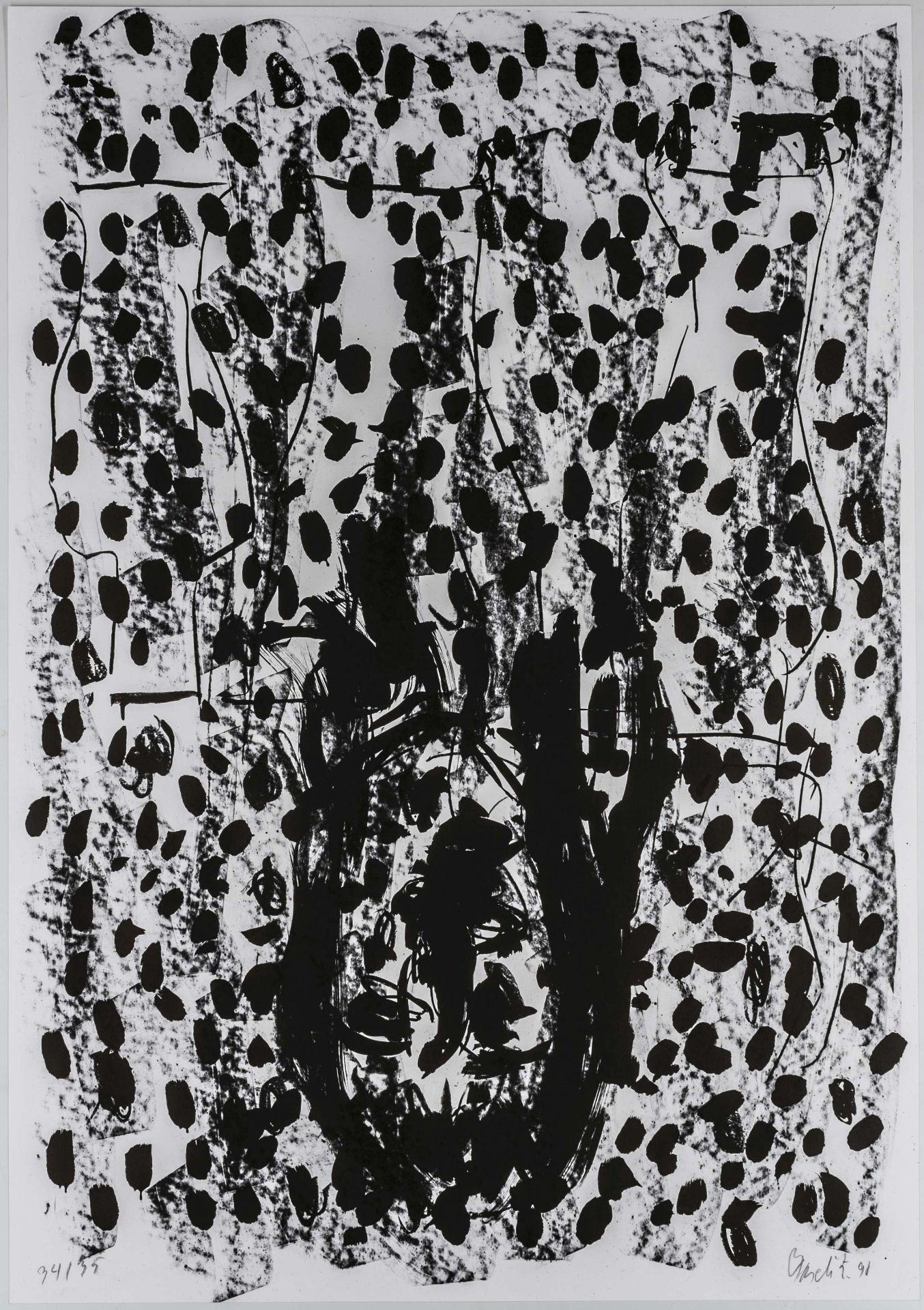 Baselitz, Georg. Ohne Titel. - Image 2 of 2