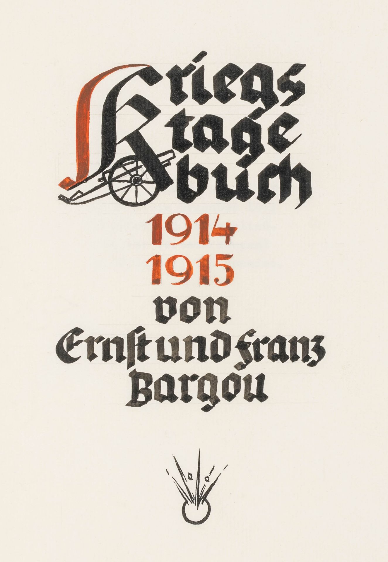 Weltkrieg 1914-1918 - - Bargou, Ernst - Image 2 of 2