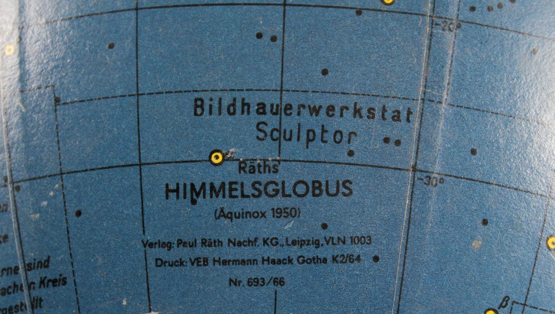 Himmelsglobus von Prof. Dr. A. Krause - Bild 2 aus 5