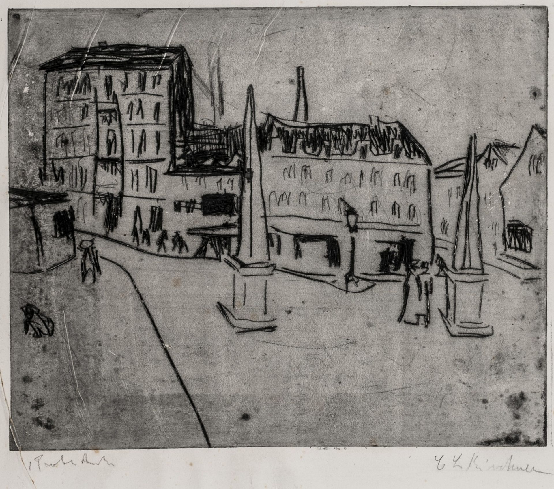 Kirchner, Ernst Ludwig. Straße mit