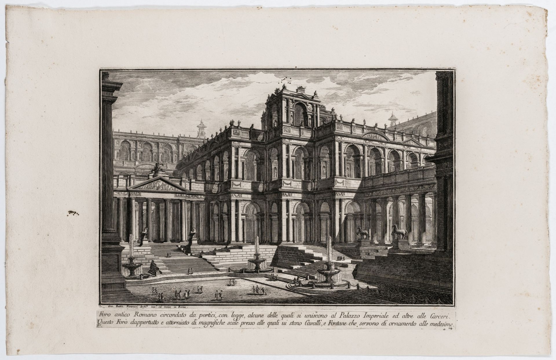 Ansichten - Rom - - Piranesi, Giovanni - Image 4 of 6