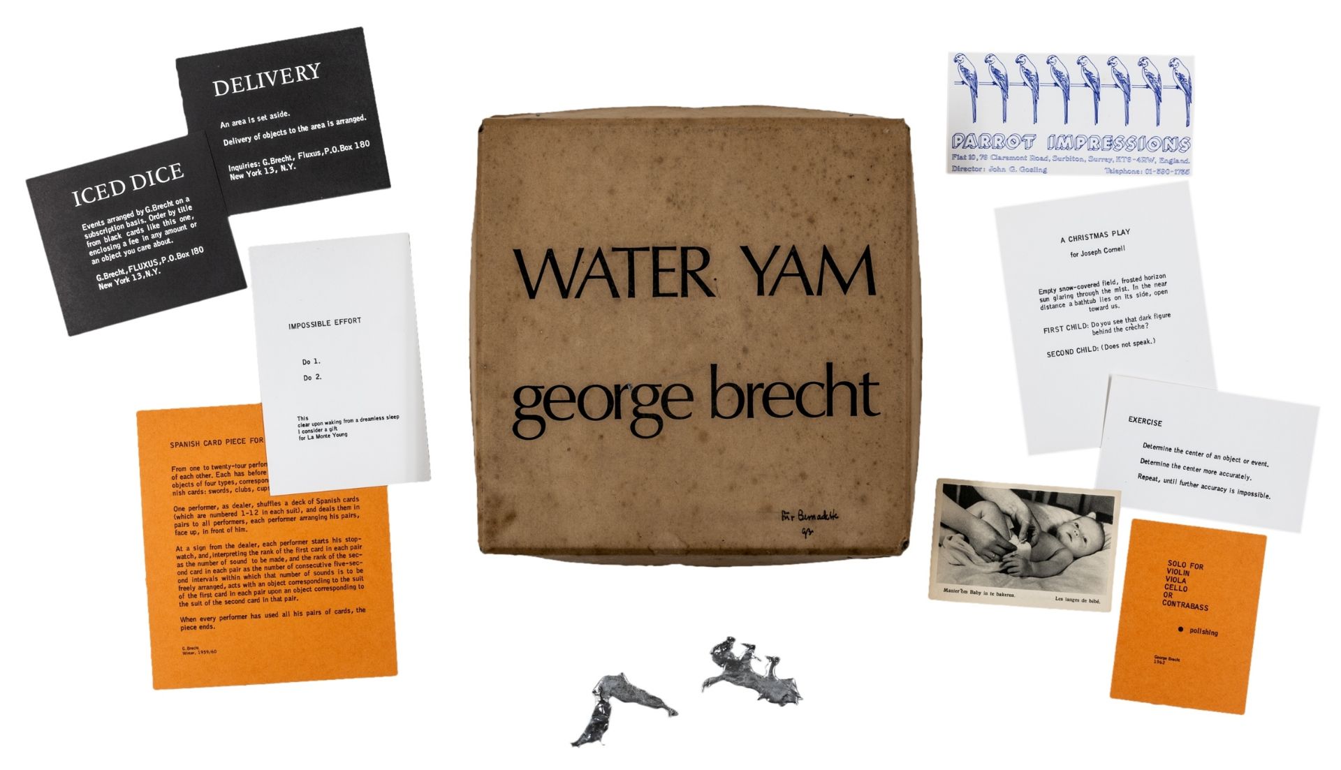 Fluxus - - Brecht, George. Water Yam.