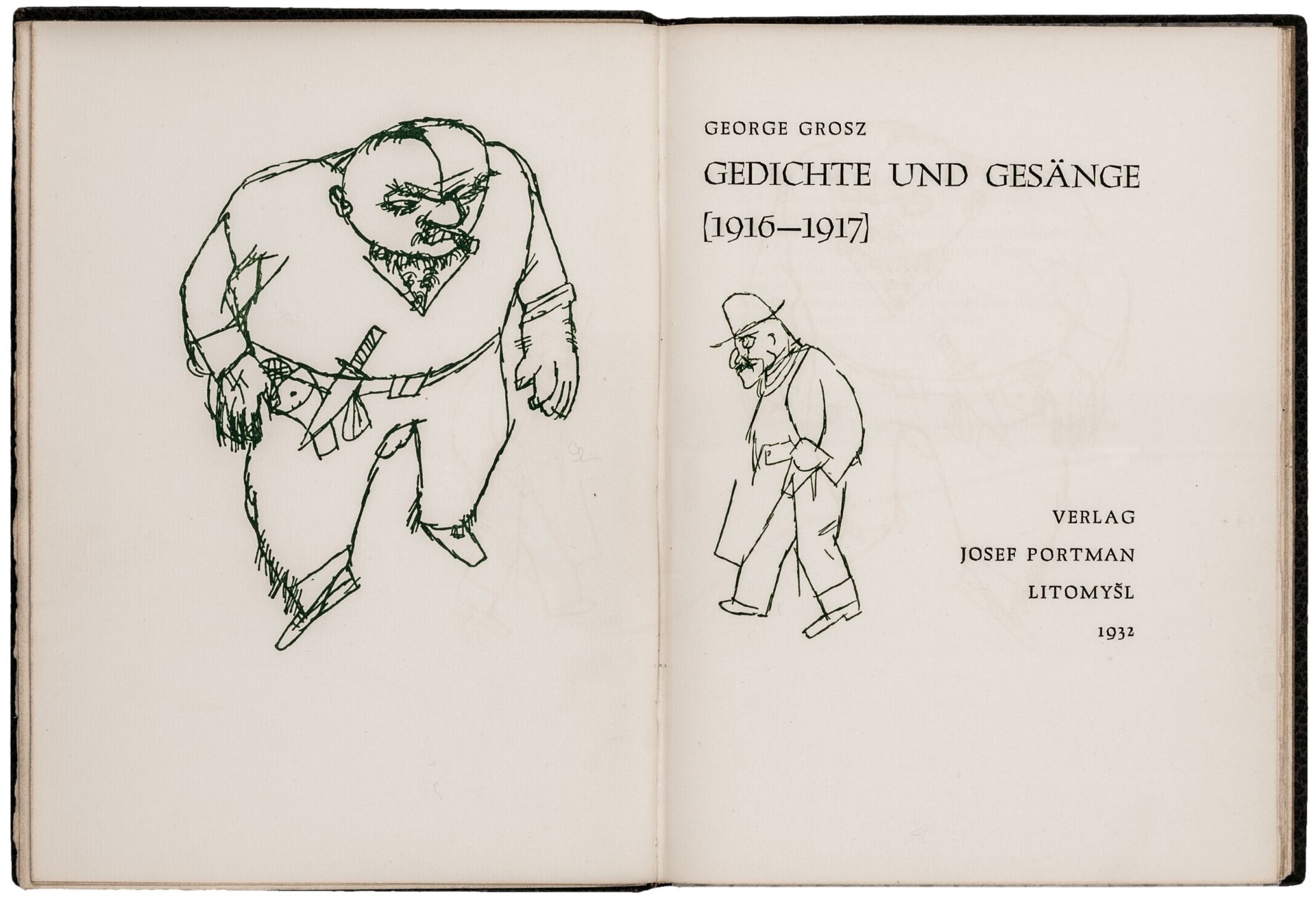 Grosz, George. Gedichte und Gesänge