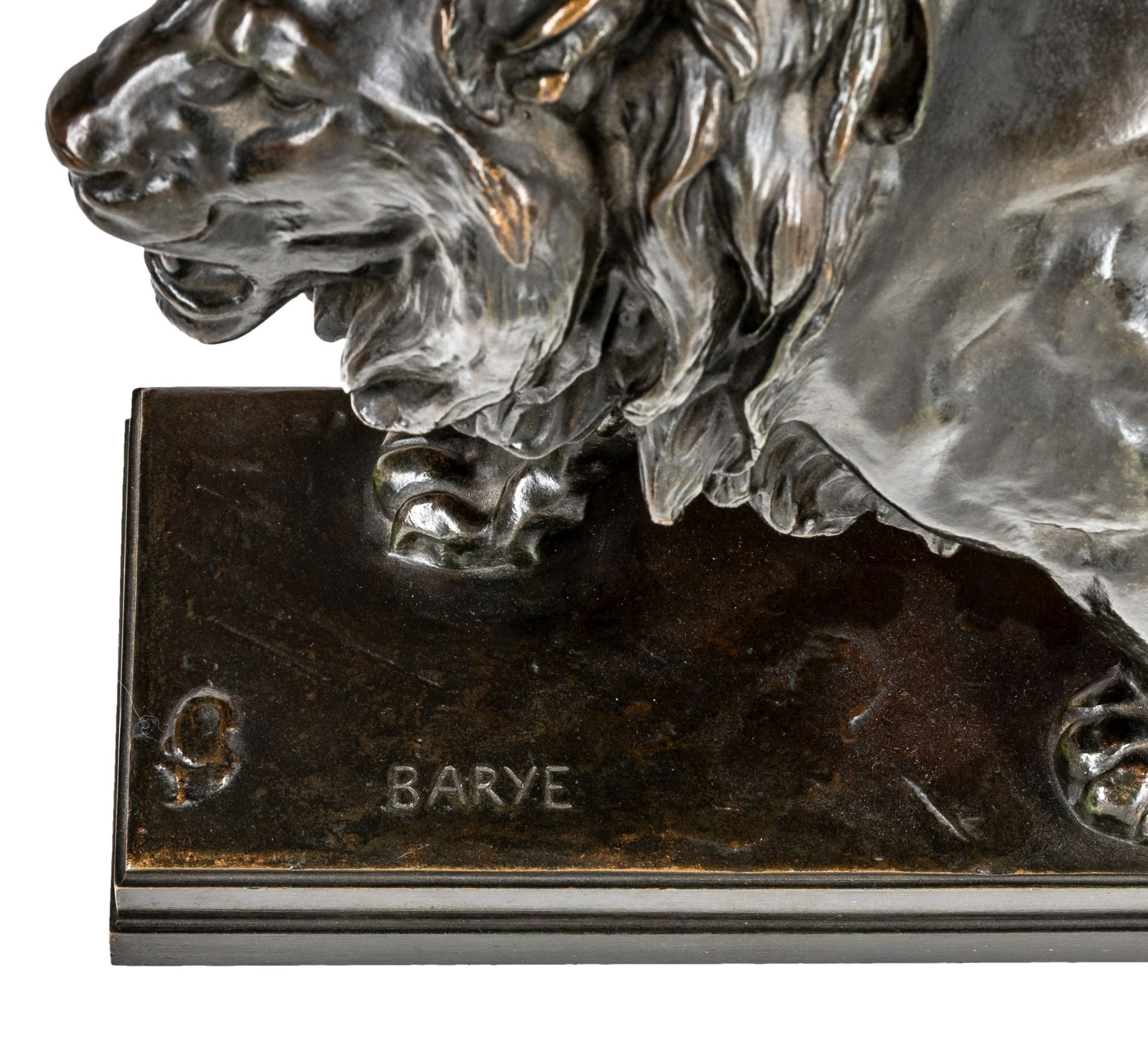 Barye, Antoine-Louis. Lion qui marche. - Image 4 of 4