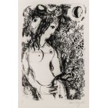 Chagall, Marc. Couple à l'oiseau.