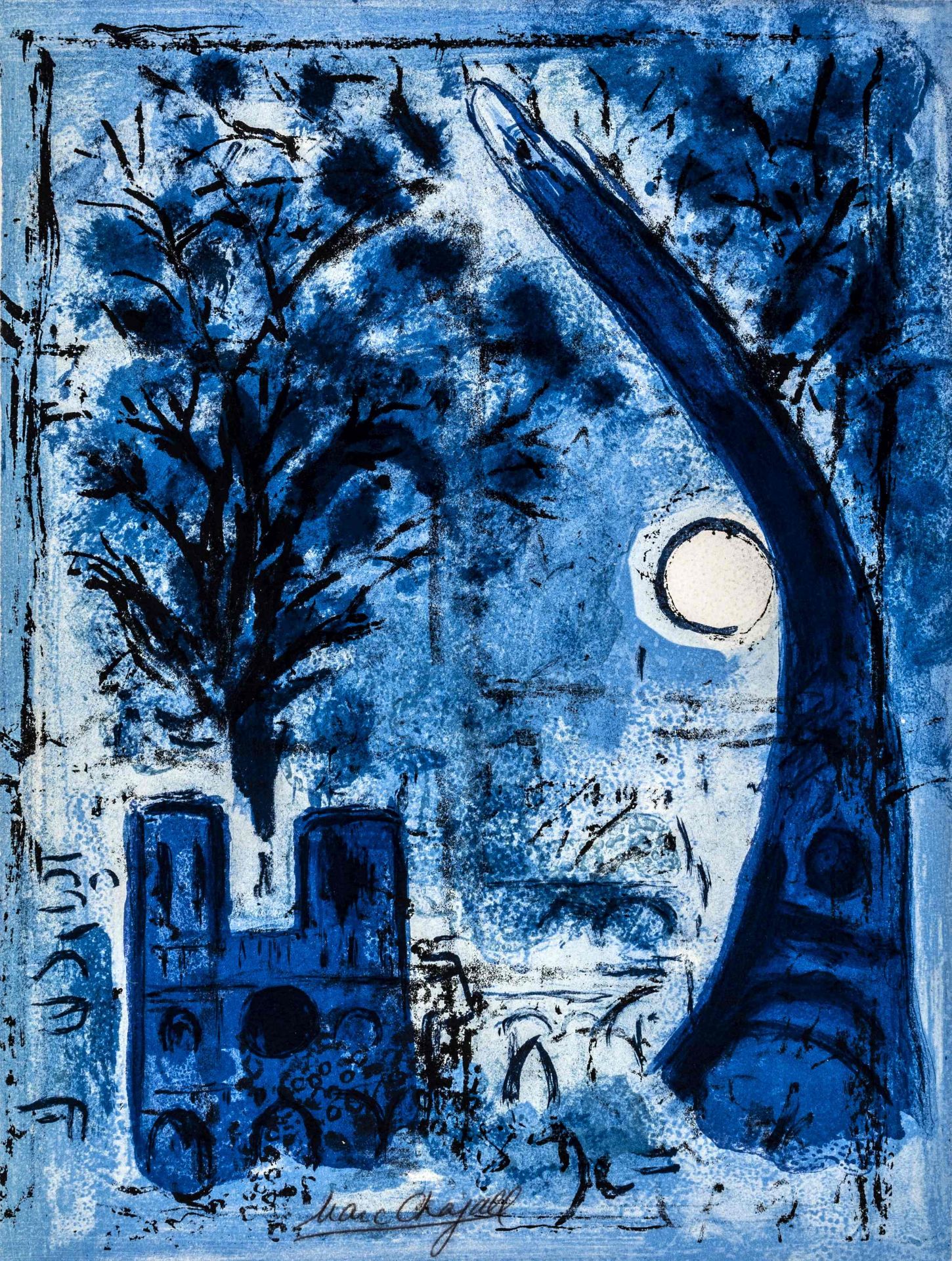 Chagall, Marc. Notre-Dame und