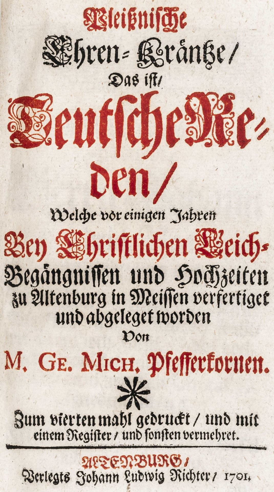 Barockliteratur - Gryphius, Andreas. - Bild 2 aus 3