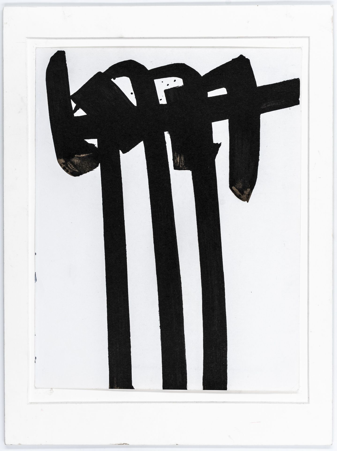 Soulages, Pierre. Lithographie No. 28. - Image 2 of 2