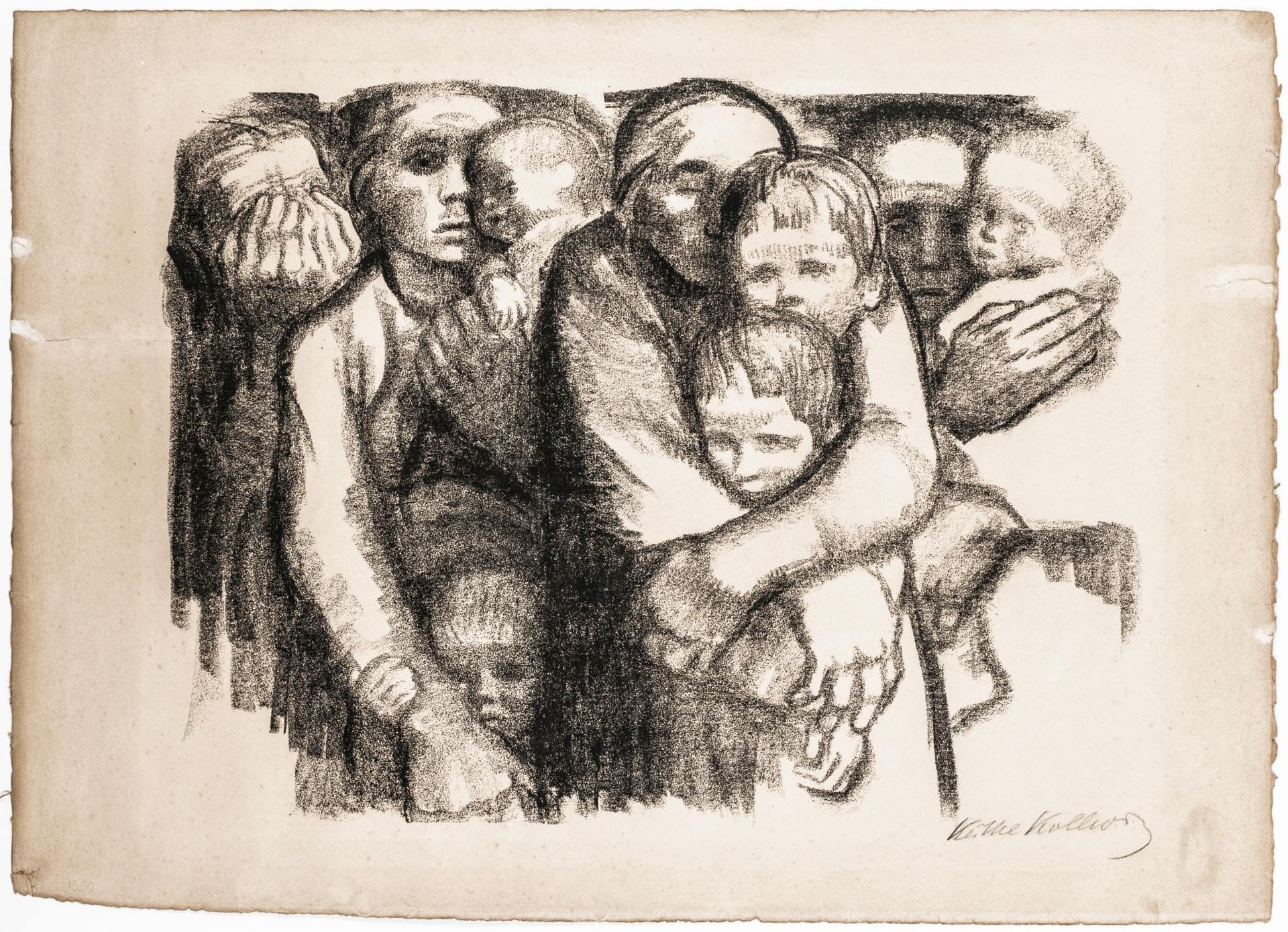 Kollwitz, Käthe. Mütter. Lithographie - Image 2 of 3