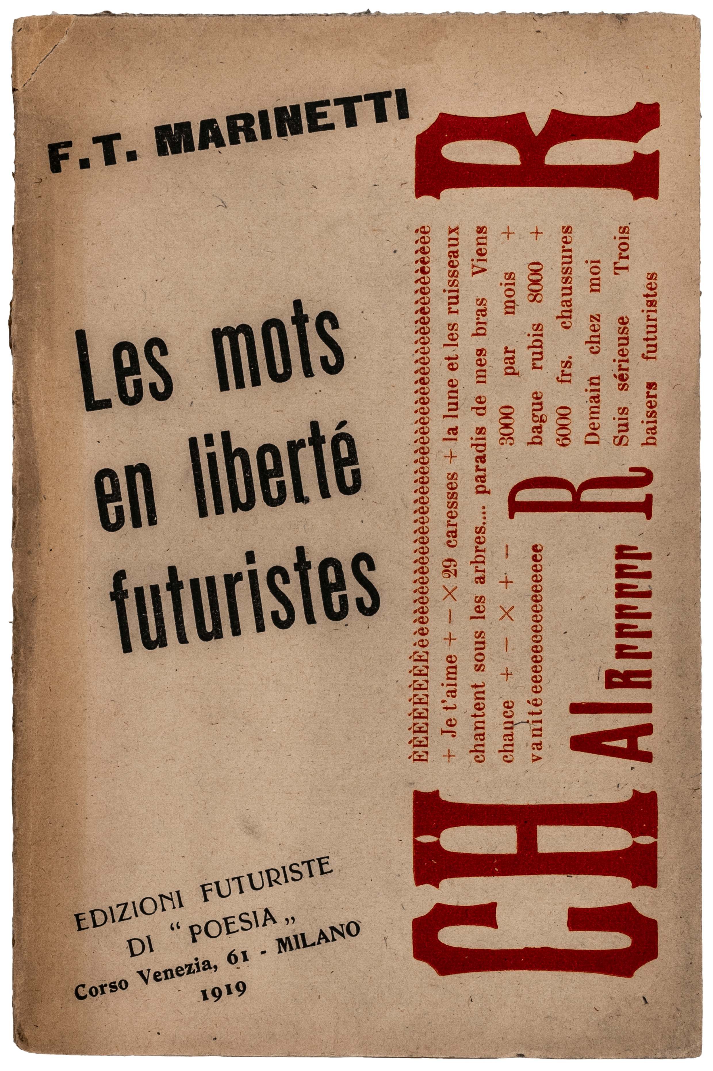 Futurismus - - Marinetti, F. T. Les