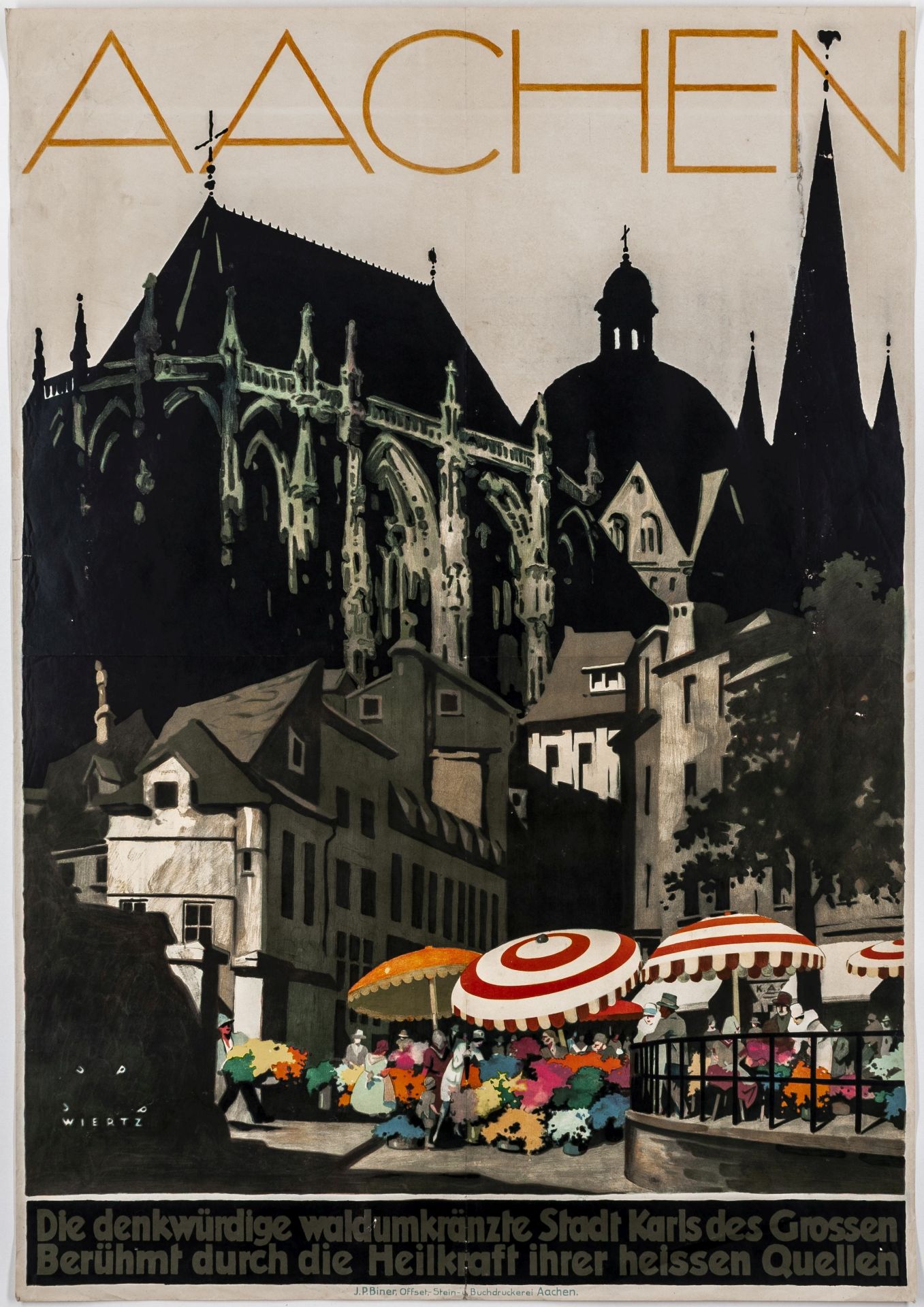 Plakate - Wiertz, Jupp. Aachen, die - Bild 2 aus 2