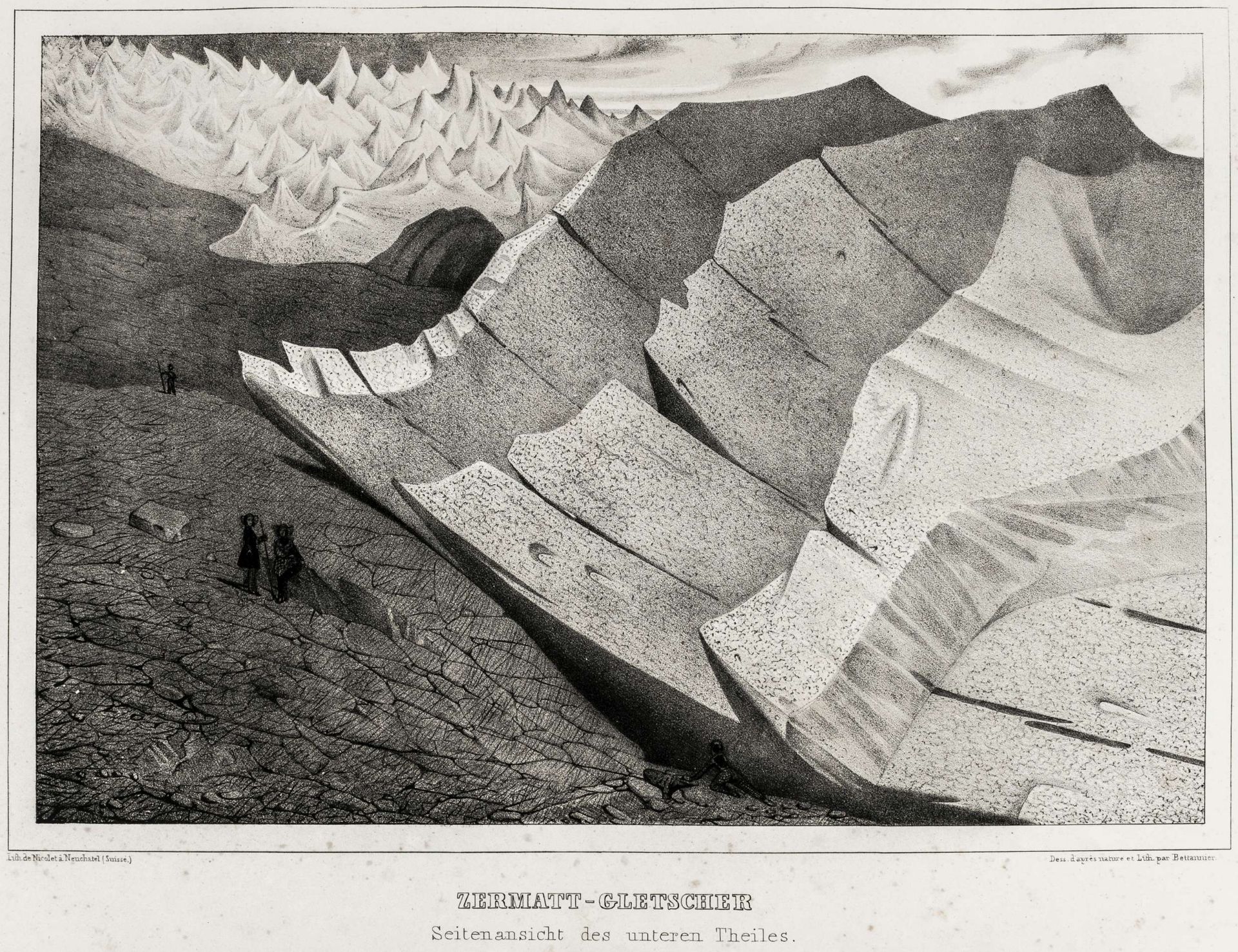 Geologie - - Agassiz, Louis. - Image 2 of 4