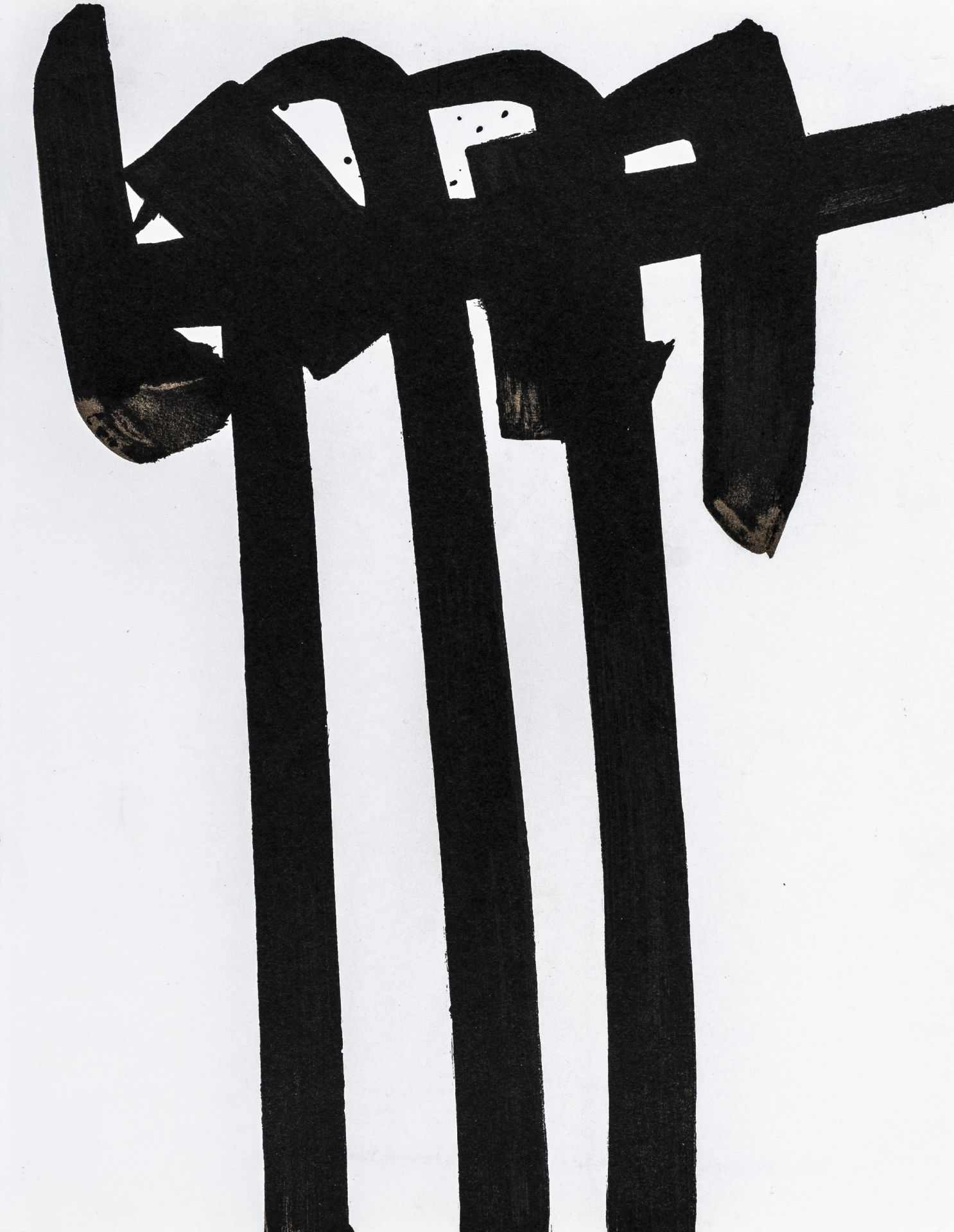 Soulages, Pierre. Lithographie No. 28.