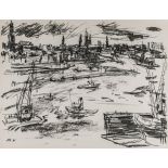 Kokoschka, Oskar. Hamburger Hafen.