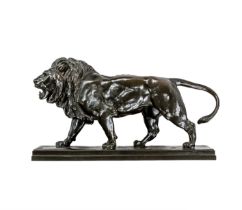 Barye, Antoine-Louis. Lion qui marche.