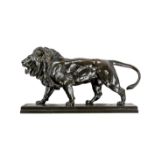 Barye, Antoine-Louis. Lion qui marche.