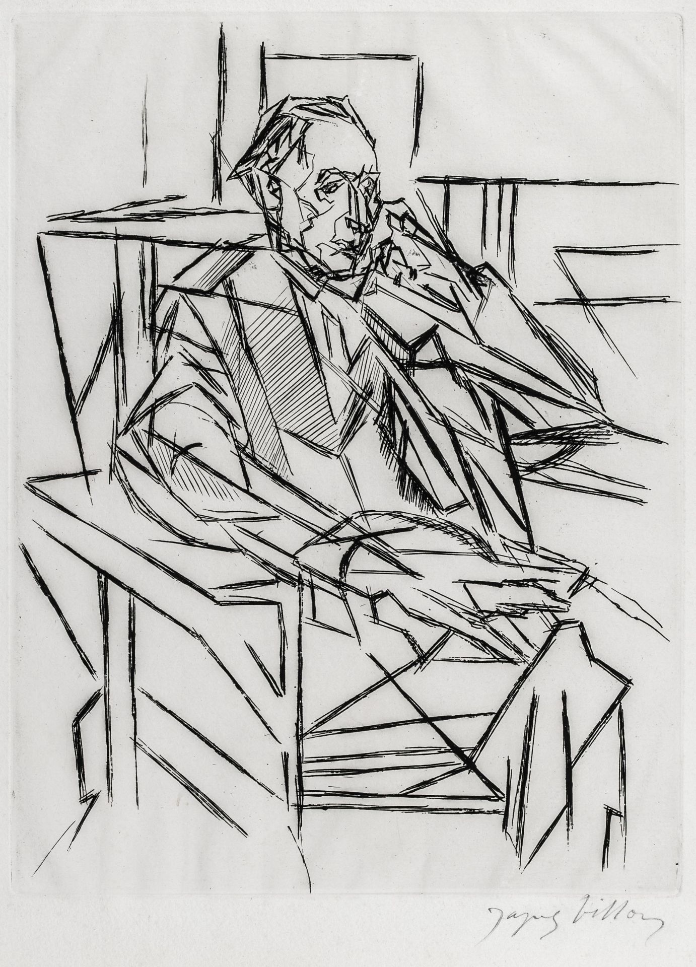 Villon, Jacques. Marcel Duchamp. - Image 2 of 4