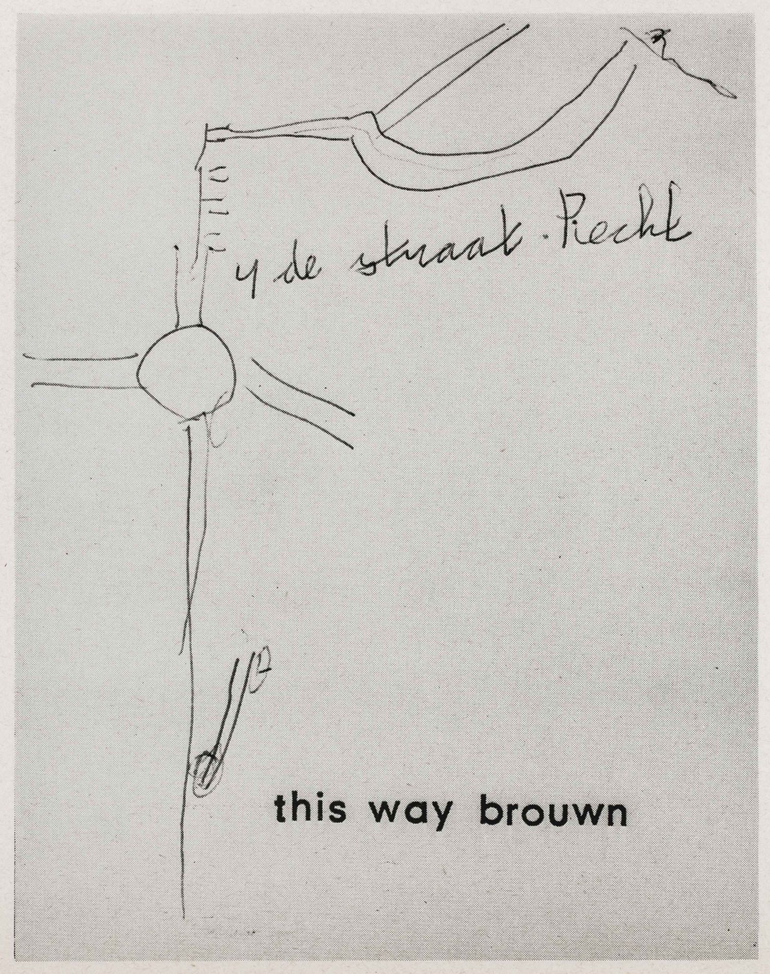 Fluxus - Brouwn, Stanley. This way