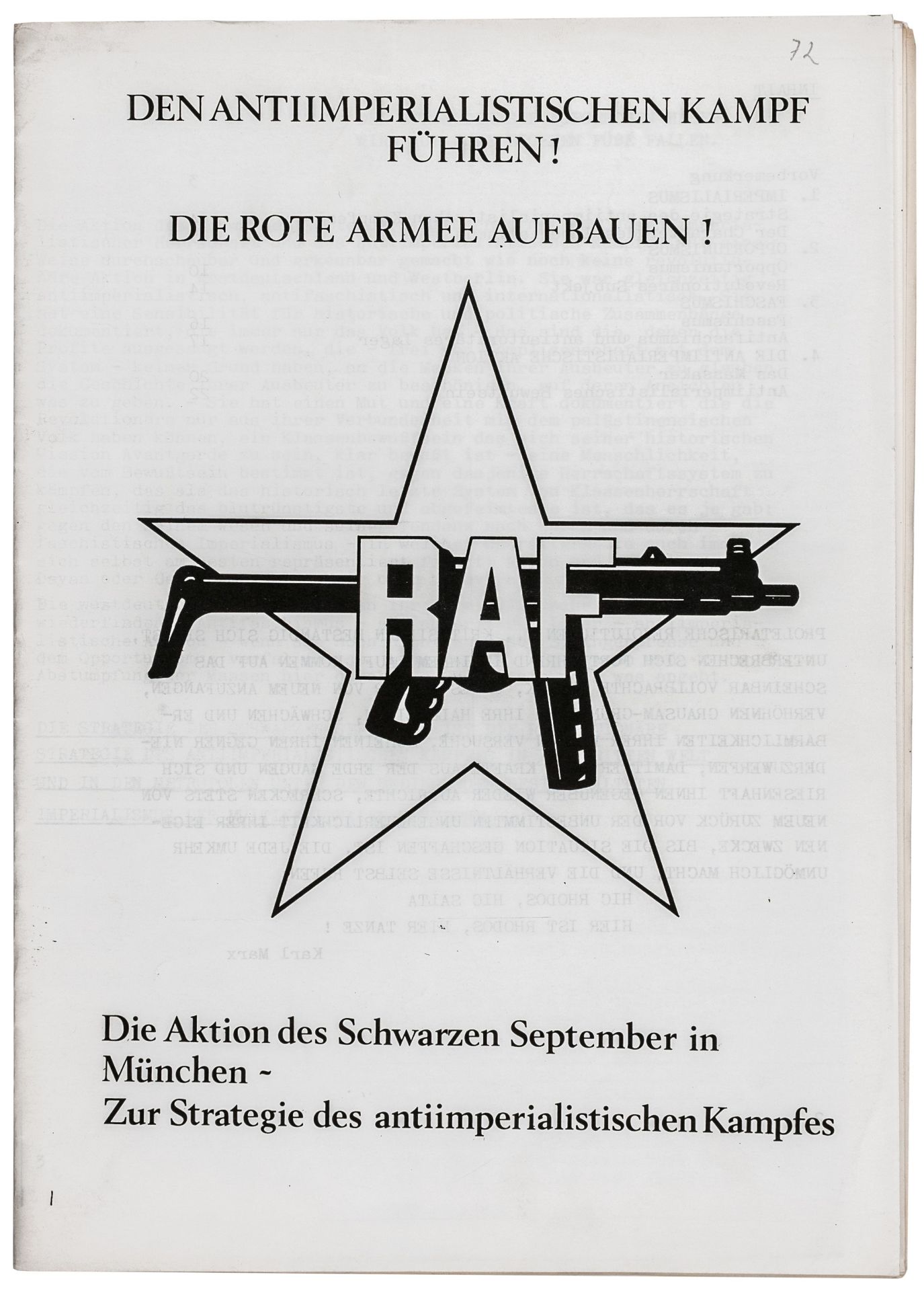 APO - RAF - Meinhof, Ulrike. Erste - Bild 2 aus 3