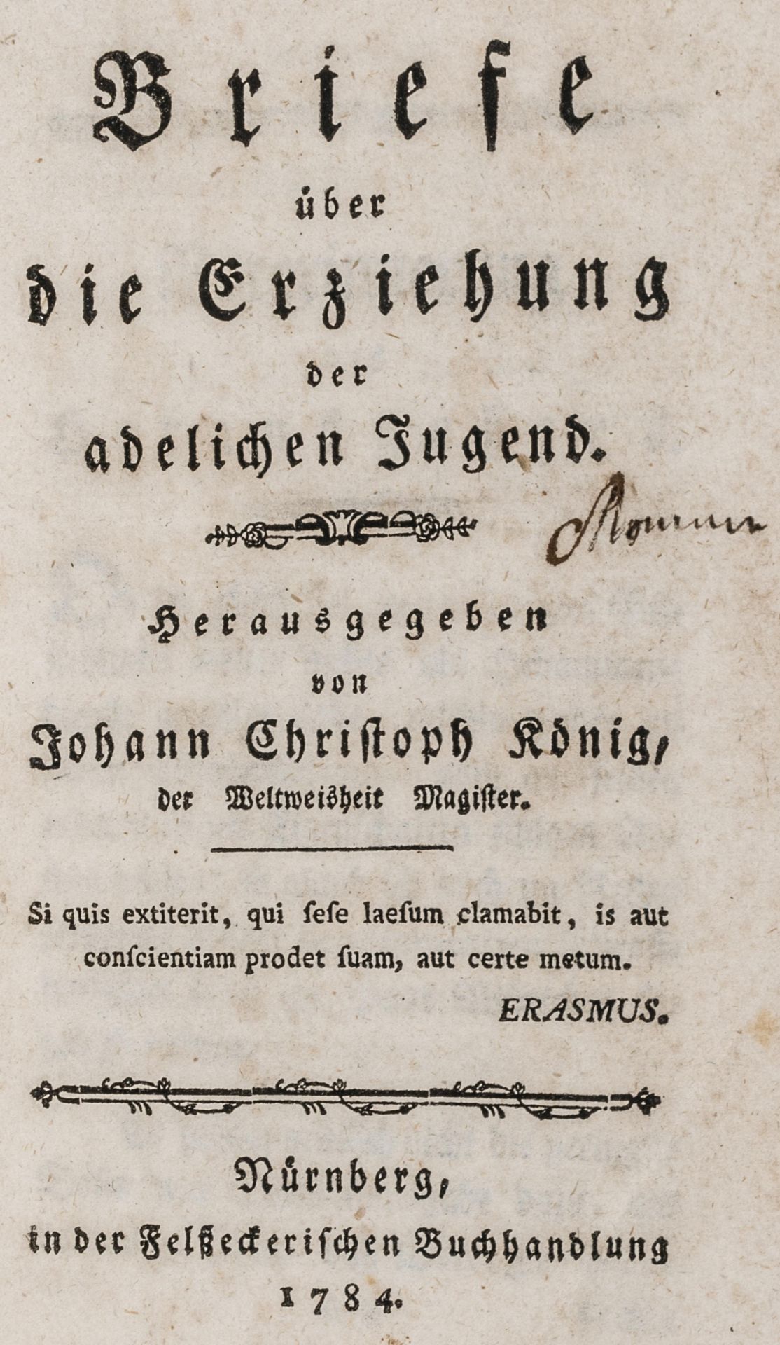 Philosophie und Pädagogik - - König,