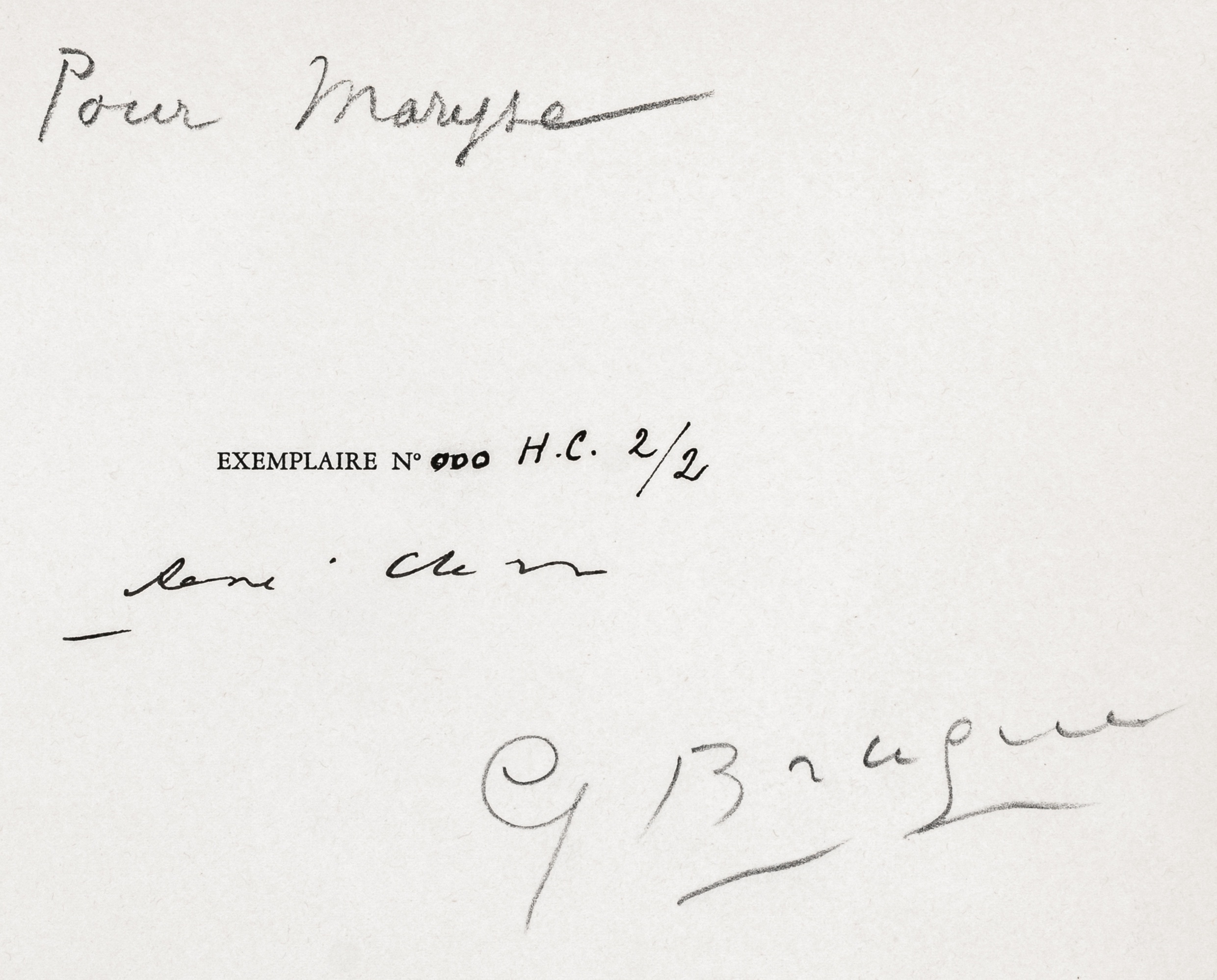 Braque, Georges - - Char, René. Cinq