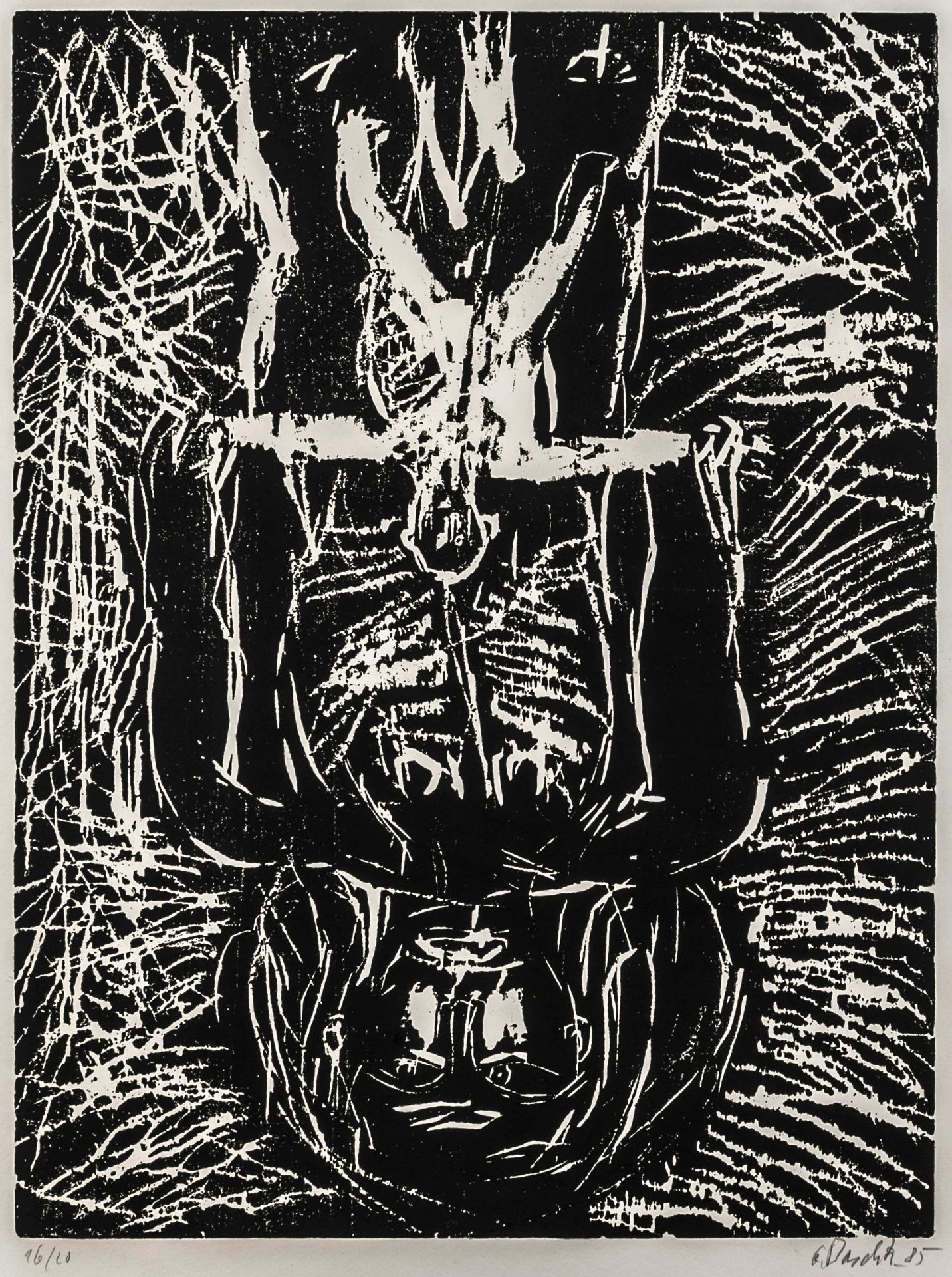 Baselitz, Georg. Schwarze Mutter,