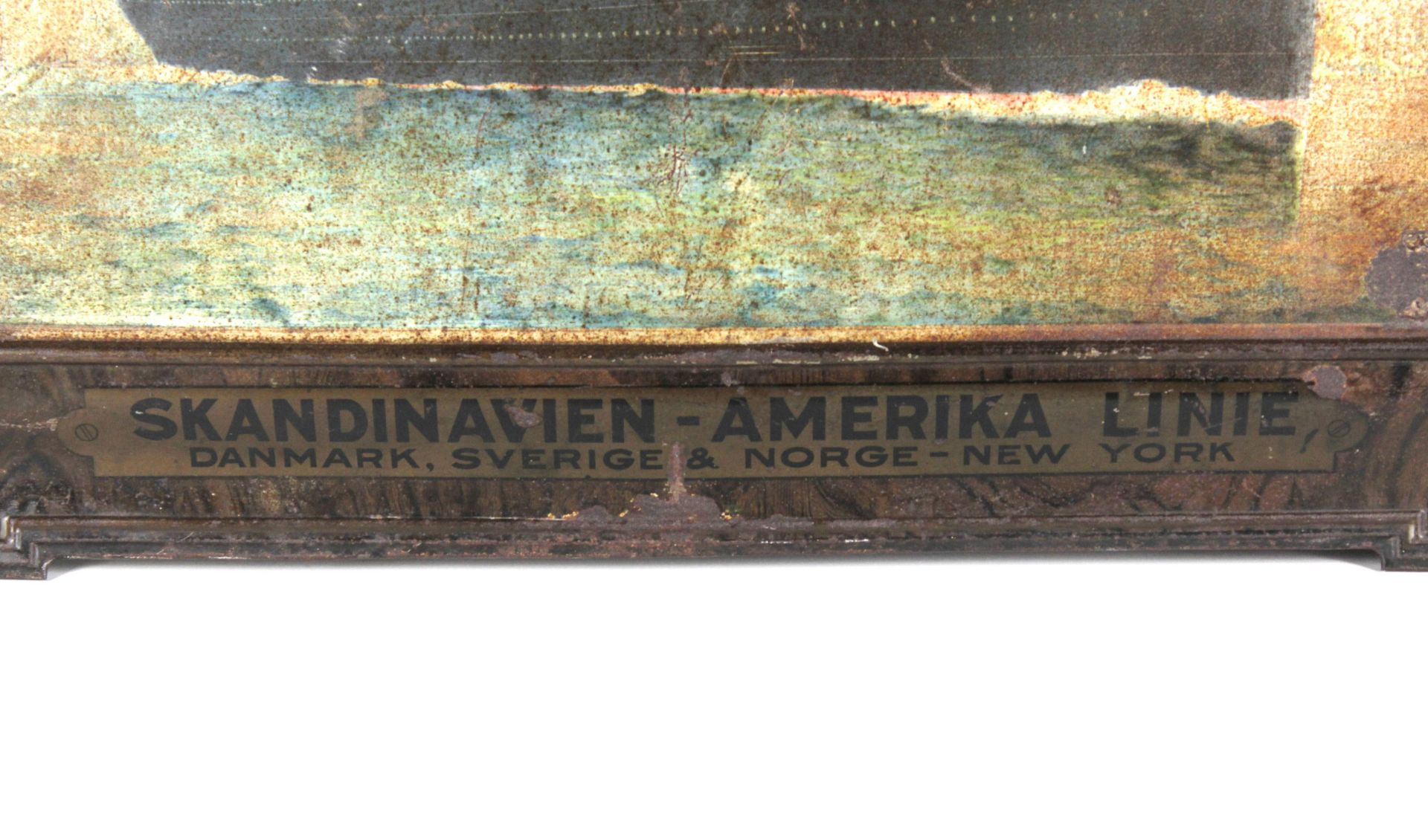 Werbeschild der Skandinavien-Amerika Linie - Bild 2 aus 4