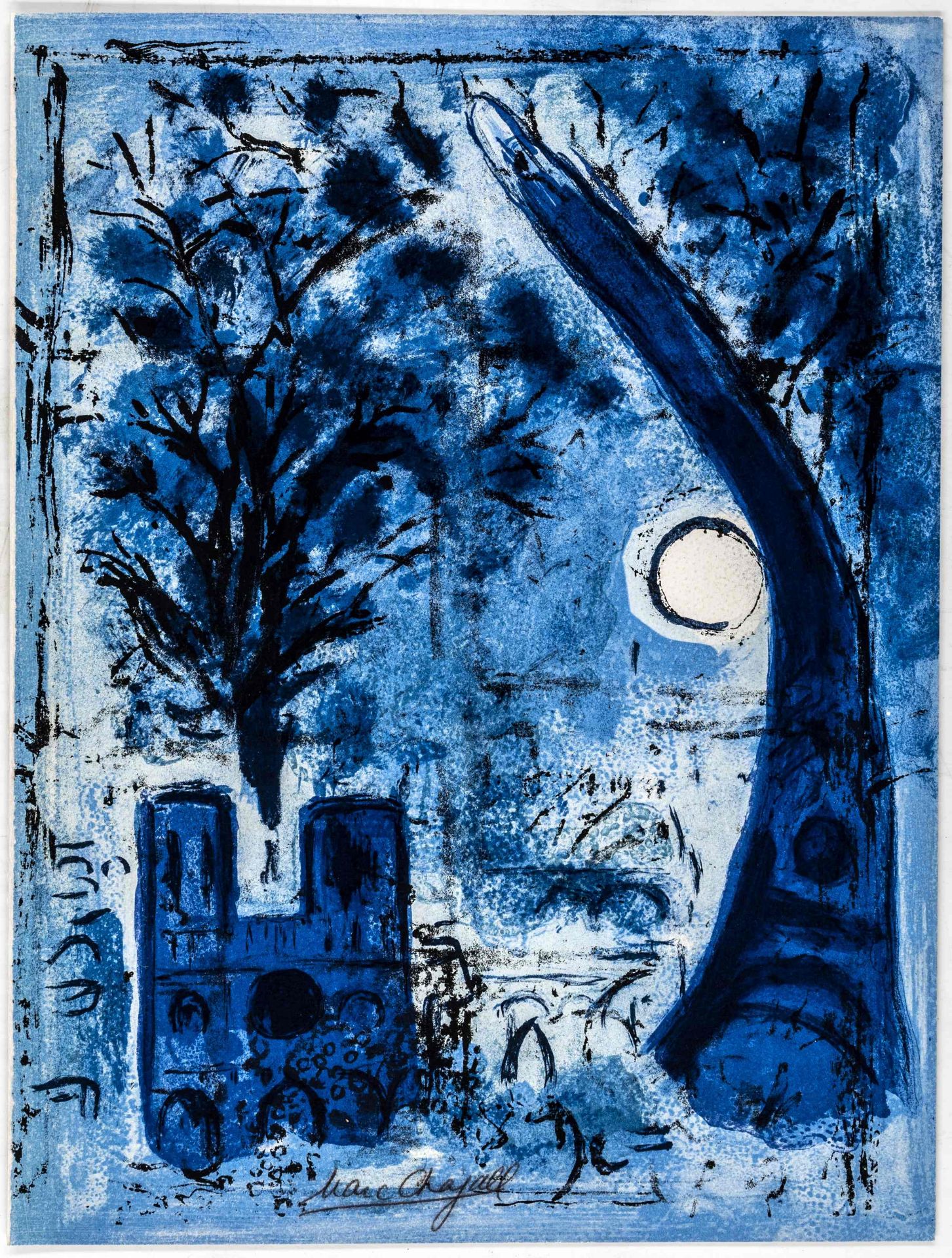 Chagall, Marc. Notre-Dame und - Image 2 of 2