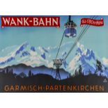 Plakate - Henel, Edwin. Wank-Bahn,