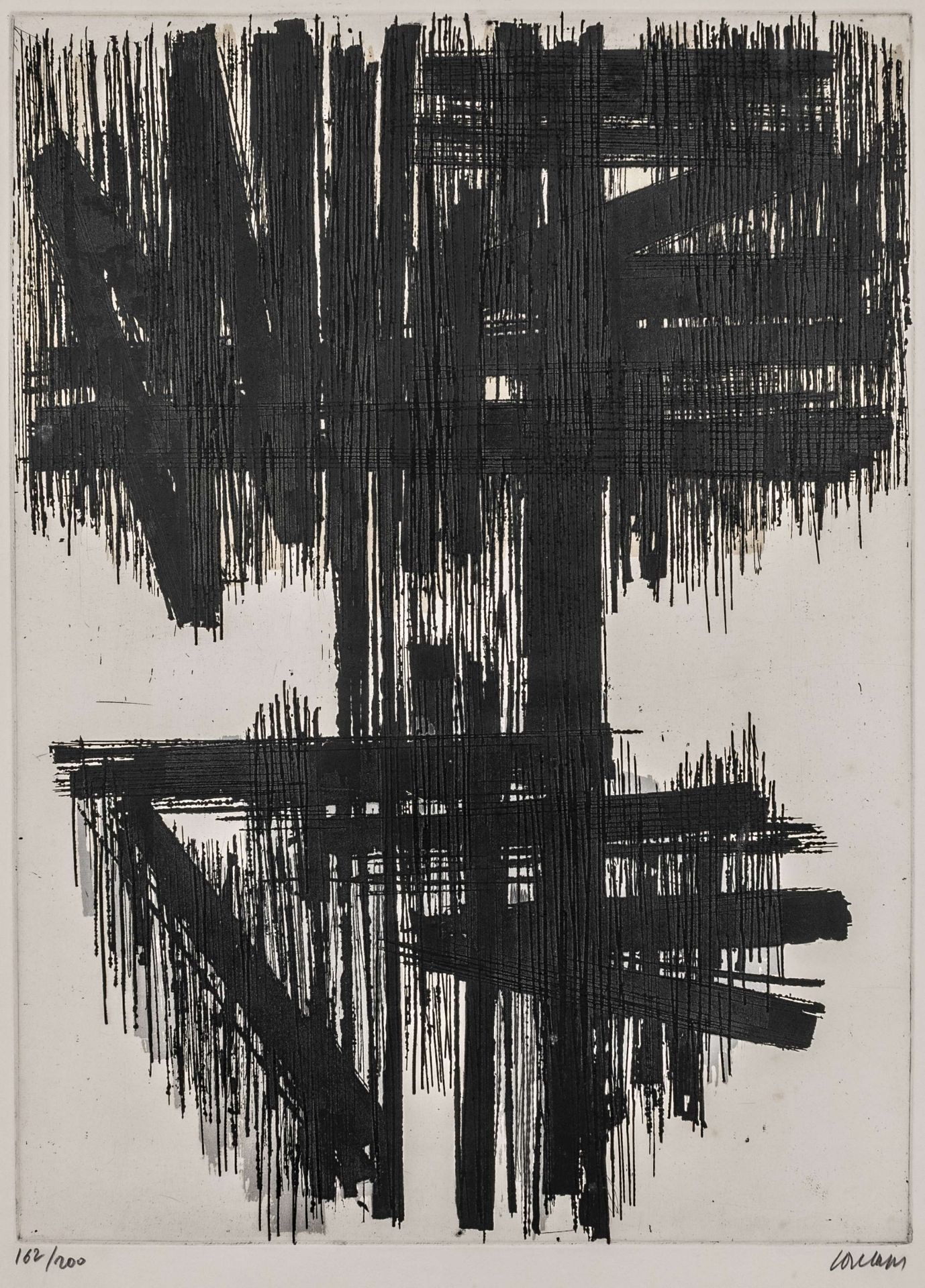 Soulages, Pierre. Eau-forte VI.